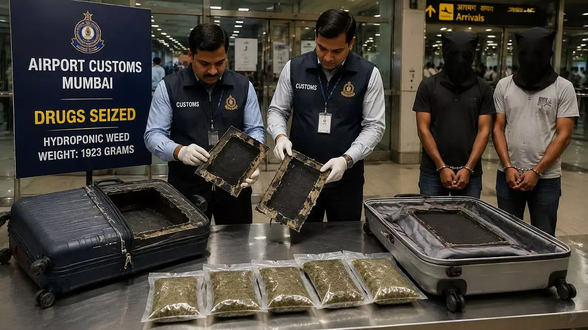 बैंकॉक से ड्रग्स तस्करी के आरोप में दो गिरफ्तार, मुफ्त विदेश यात्रा के लालच में बने कैरियर बैंकॉक से ड्रग्स तस्करी के आरोप में दो गिरफ्तार, मुफ्त विदेश यात्रा के लालच में बने कैरियर