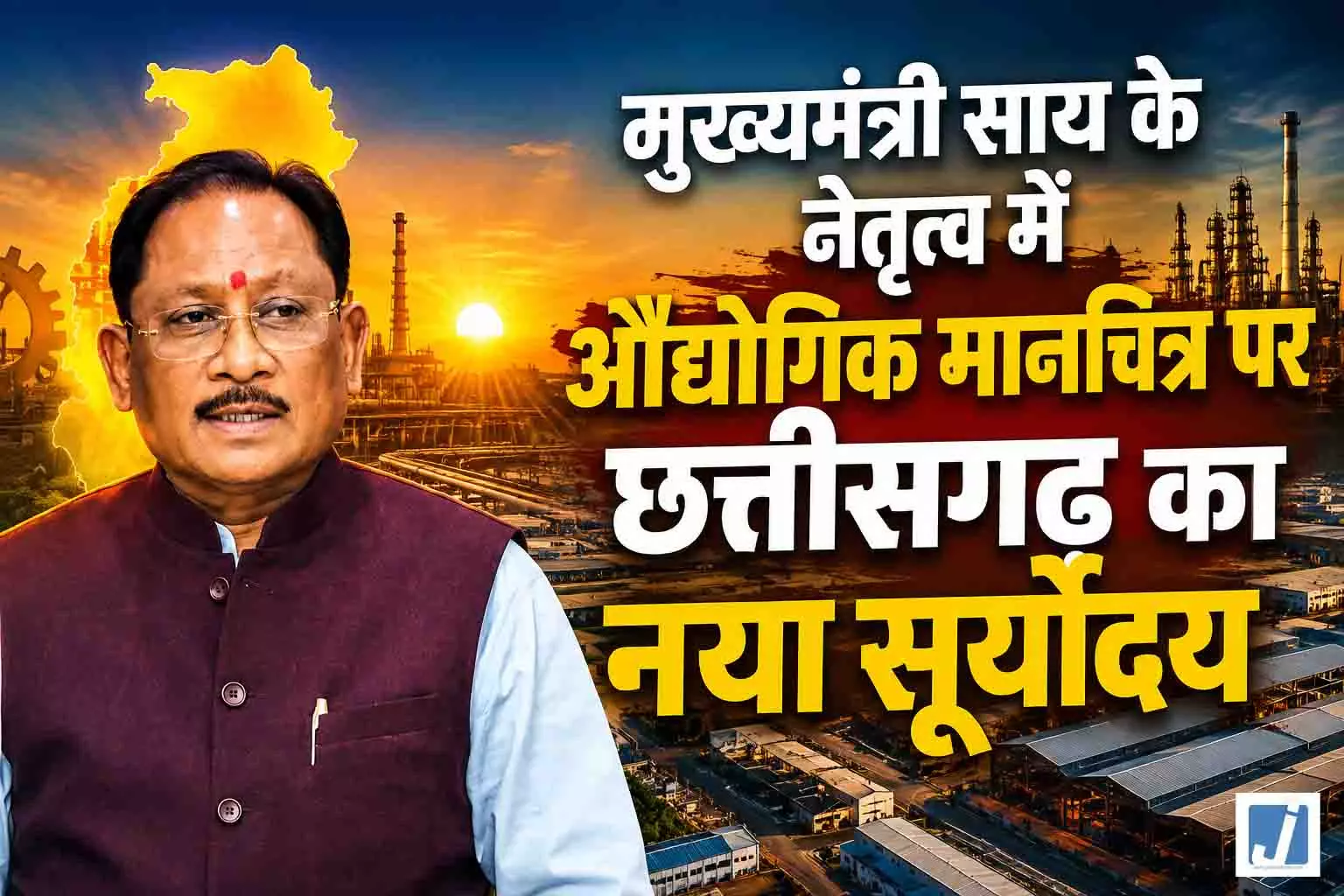 मुख्यमंत्री साय के नेतृत्व में औद्योगिक मानचित्र पर छत्तीसगढ़ का नया सूर्योदय मुख्यमंत्री साय के नेतृत्व में औद्योगिक मानचित्र पर छत्तीसगढ़ का नया सूर्योदय