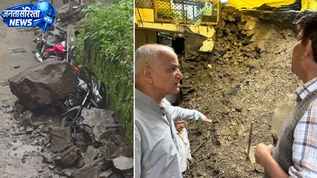 शिमला में भारी बारिश से हाहाकार, कई इलाकों में भूस्खलन सड़क पर गिरी चट्टानें, वाहन दबे शिमला में भारी बारिश से हाहाकार, कई इलाकों में भूस्खलन सड़क पर गिरी चट्टानें, वाहन दबे