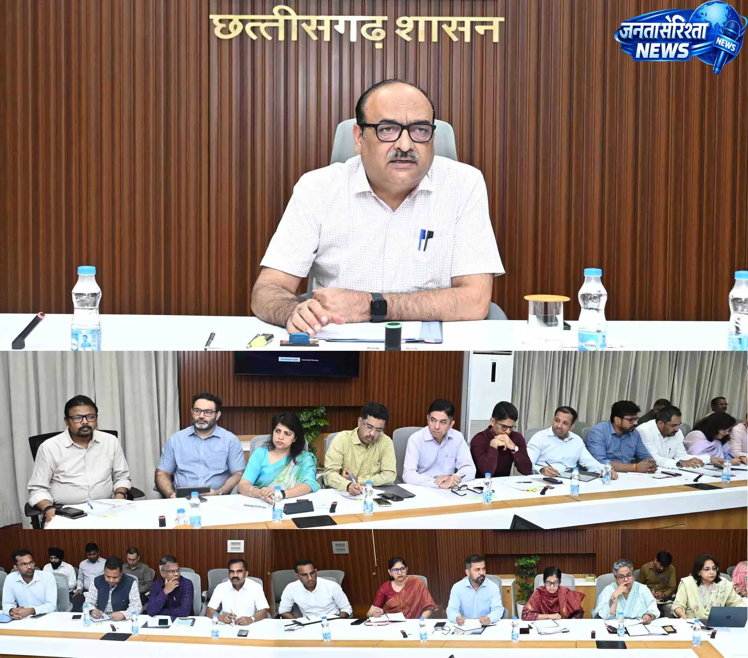 मुख्य सचिव ने विभागीय सचिवों की उच्च स्तरीय बैठक ली मुख्य सचिव ने विभागीय सचिवों की उच्च स्तरीय बैठक ली