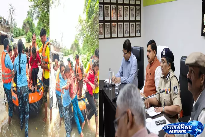 बाढ़ जलभराव से MP में बिगड़े हालात 527 का रेस्क्यू बाढ़ जलभराव से MP में बिगड़े हालात 527 का रेस्क्यू
