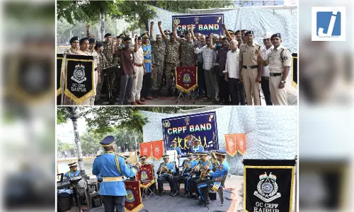 स्वतंत्रता की 80वीं वर्षगांठ पर रायपुर में गूंजेंगी CRPF बैंड की देशभक्ति धुनें स्वतंत्रता की 80वीं वर्षगांठ पर रायपुर में गूंजेंगी CRPF बैंड की देशभक्ति धुनें