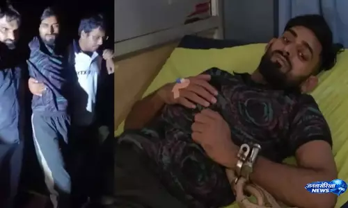 हिरासत से भागने की कोशिश पड़ी भारी आरोपी के पैर में लगी गोली हिरासत से भागने की कोशिश पड़ी भारी आरोपी के पैर में लगी गोली