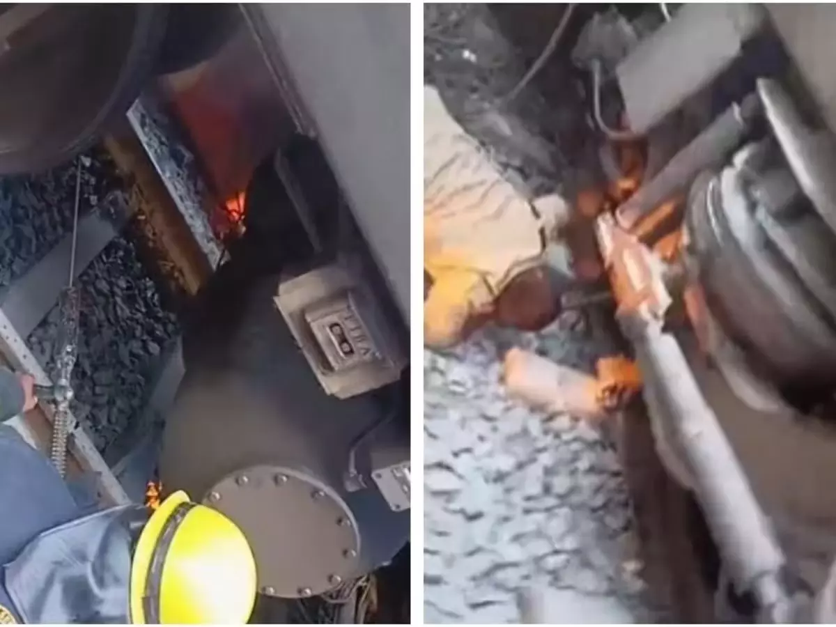 कोसी एक्सप्रेस बर्निंग ट्रेन बनने से बची, एसी बोगी में आग लगते ही यात्रियों में मची अफरातफरी कोसी एक्सप्रेस बर्निंग ट्रेन बनने से बची, एसी बोगी में आग लगते ही यात्रियों में मची अफरातफरी