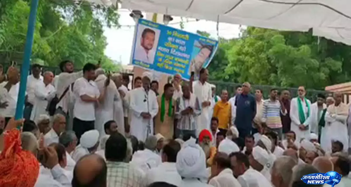 आरोपी नहीं पकड़े तो आंदोलन महापंचायत का ऐलान आरोपी नहीं पकड़े तो आंदोलन महापंचायत का ऐलान