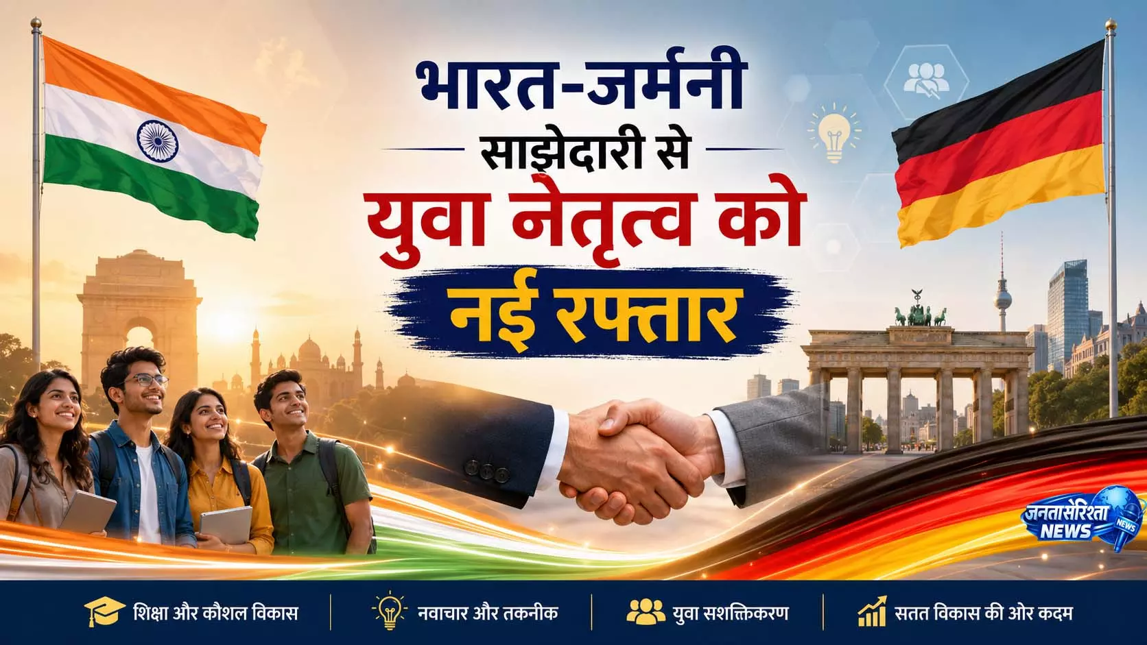 भारत-जर्मनी साझेदारी से युवा नेतृत्व को नई रफ्तार भारत-जर्मनी साझेदारी से युवा नेतृत्व को नई रफ्तार
