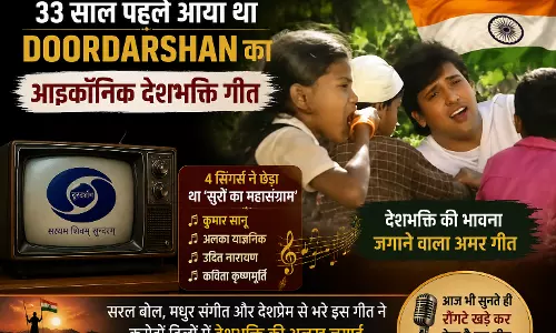 33 साल पुराना दूरदर्शन का देशभक्ति गीत आज भी यादगार 33 साल पुराना दूरदर्शन का देशभक्ति गीत आज भी यादगार