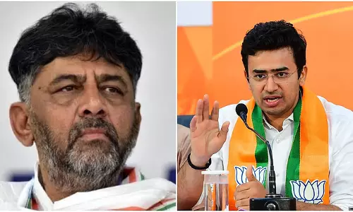 हेब्बल शॉर्ट टनल प्रोजेक्ट पर विवाद, तेजस्वी सूर्या ने CM से वैज्ञानिक मूल्यांकन की मांग की हेब्बल शॉर्ट टनल प्रोजेक्ट पर विवाद, तेजस्वी सूर्या ने CM से वैज्ञानिक मूल्यांकन की मांग की