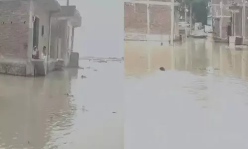 उन्नाव के निचले इलाकों में घुसा गंगा का पानी