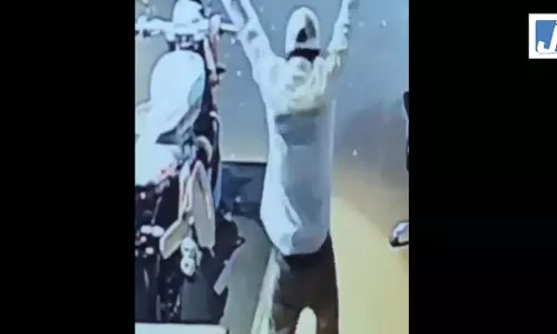 ये चोर तो बहुत खुश दिख रहा...अजीबोगरीब हरकत कैमरे में कैद