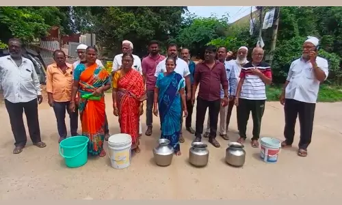 पानी की किल्लत को लेकर नागरम में फूटा लोगों का गुस्सा