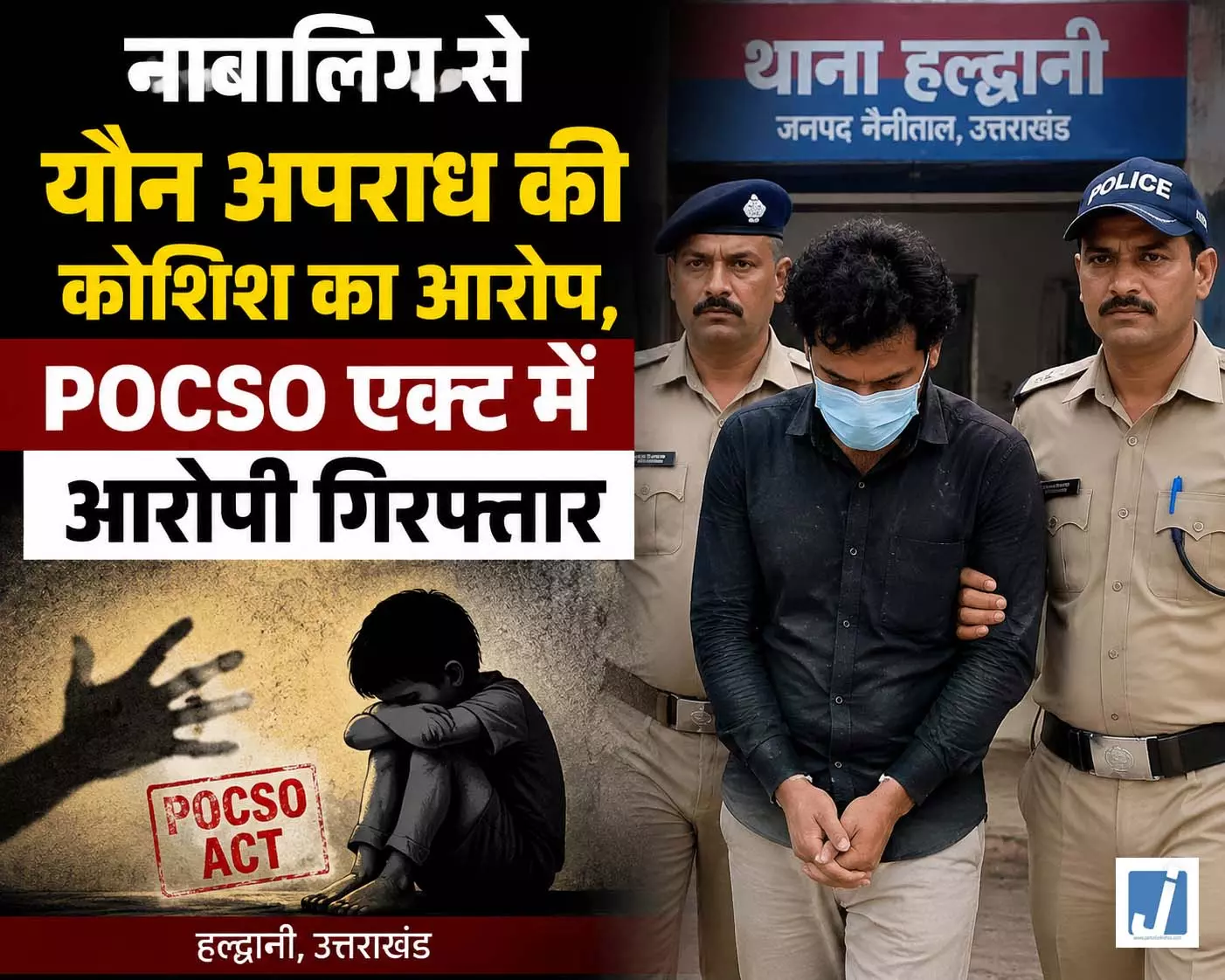नाबालिग से यौन अपराध की कोशिश का आरोप, POCSO एक्ट में आरोपी गिरफ्तार नाबालिग से यौन अपराध की कोशिश का आरोप, POCSO एक्ट में आरोपी गिरफ्तार