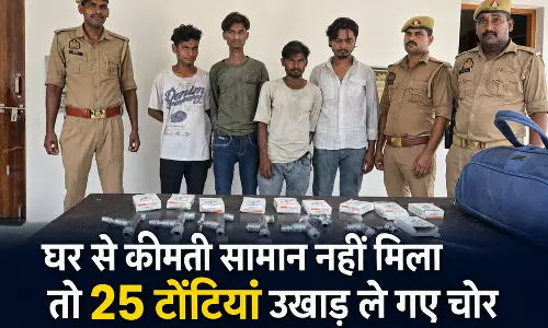 घर से कीमती सामान नहीं मिला तो 25 टोंटियां उखाड़ ले गए चोर