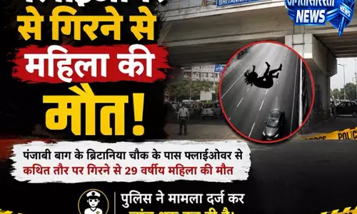 दिल्ली के ब्रिटानिया चौक फ्लाईओवर से गिरी महिला अस्पताल पहुंचते ही मौत दिल्ली के ब्रिटानिया चौक फ्लाईओवर से गिरी महिला अस्पताल पहुंचते ही मौत