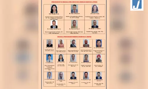 CBI के 21 अधिकारियों और कर्मचारियों को विशिष्ट सेवा के लिए राष्ट्रपति पदक और सराहनीय सेवा पदक मिला CBI के 21 अधिकारियों और कर्मचारियों को विशिष्ट सेवा के लिए राष्ट्रपति पदक और सराहनीय सेवा पदक मिला