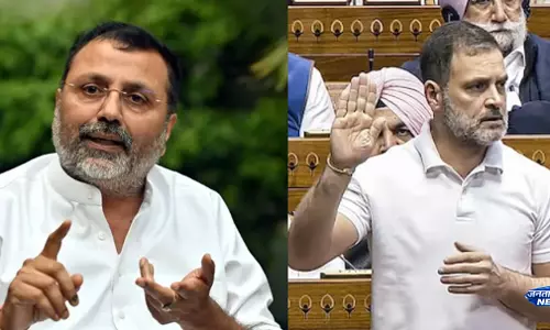 राहुल गांधी पर निशिकांत दुबे का तीखा पलटवार राहुल गांधी पर निशिकांत दुबे का तीखा पलटवार