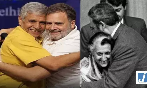राहुल गांधी ने PM मोदी की विदेश नीति पर तंज कसा, बीजेपी ने दिखाई इंदिरा गांधी की गले मिलने वाली फोटो राहुल गांधी ने PM मोदी की विदेश नीति पर तंज कसा, बीजेपी ने दिखाई इंदिरा गांधी की गले मिलने वाली फोटो
