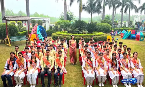 अनुशासन और नेतृत्व के संकल्प के साथ छात्र परिषद गठित