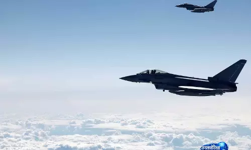 NATO के लड़ाकू विमानों ने लातवियाई हवाई क्षेत्र में घुसने वाले ड्रोन को मार गिराया