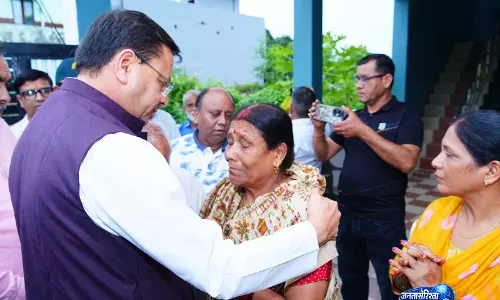 CM धामी ने शहीद जवान के परिवार से की मुलाकात