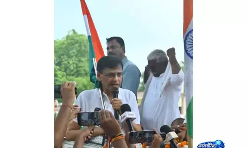 गृह राज्य मंत्री नित्यानंद राय ने स्वतंत्रता दिवस से पहले उजियारपुर में तिरंगा यात्रा का नेतृत्व किया
