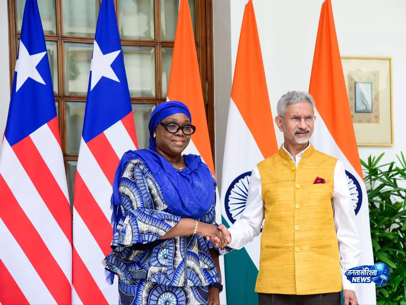जयशंकर ने लाइबेरिया के विदेश मंत्री से की अहम बातचीत जयशंकर ने लाइबेरिया के विदेश मंत्री से की अहम बातचीत