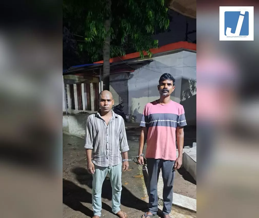 CG: क्रेशर मिल में घुसकर चोरी करने वाले और चोरी का सामान खरीदने वाले कबाड़ी पर पुलिस का प्रहार CG: क्रेशर मिल में घुसकर चोरी करने वाले और चोरी का सामान खरीदने वाले कबाड़ी पर पुलिस का प्रहार