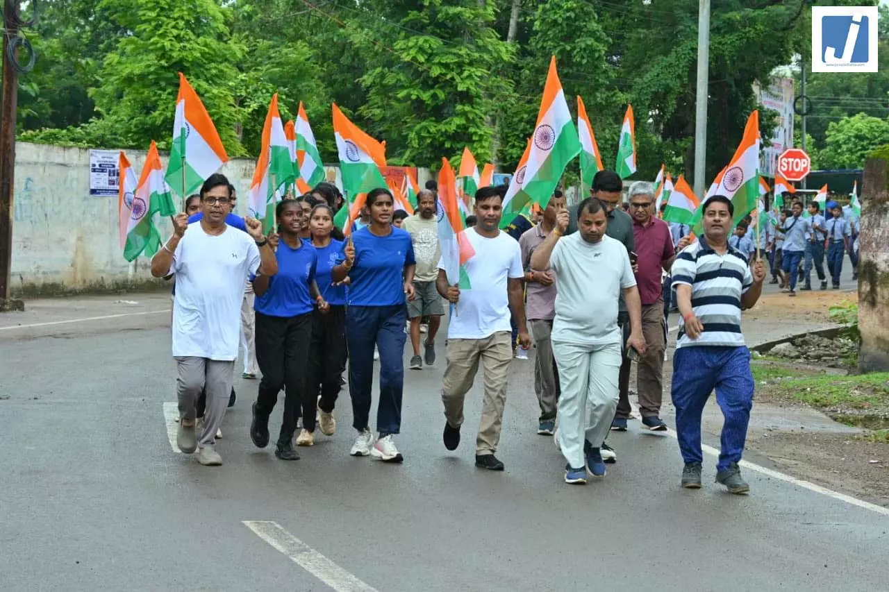 देशभक्ति और एकजुटता का संदेश देने स्वतंत्रता दौड़ का आयोजन देशभक्ति और एकजुटता का संदेश देने स्वतंत्रता दौड़ का आयोजन