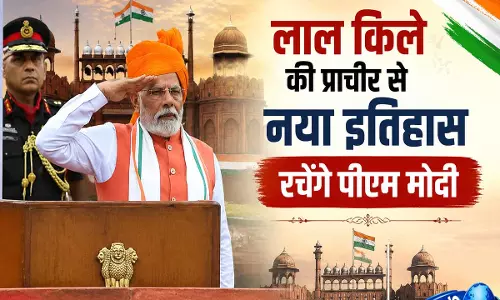 लाल किले से पीएम मोदी बनाएंगे नया रिकॉर्ड 13वीं बार देशवासियों को करेंगे संबोधित