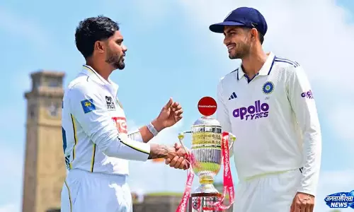 गॉल टेस्ट में भारत ने जीता टॉस, श्रीलंका को सौंपी गेंदबाजी गॉल टेस्ट में भारत ने जीता टॉस, श्रीलंका को सौंपी गेंदबाजी