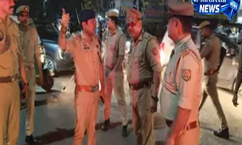 गाजियाबाद में सुरक्षा व्यवस्था मजबूत पुलिस ने संभाला मोर्चा चप्पे-चप्पे की निगरानी