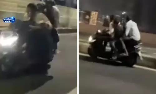 मुंबई फ्रीवे पर दर्दनाक हादसा: ट्रिपल राइडिंग कर रहे स्कूटर सवार की मौत, दो लोग घायल मुंबई फ्रीवे पर दर्दनाक हादसा: ट्रिपल राइडिंग कर रहे स्कूटर सवार की मौत, दो लोग घायल