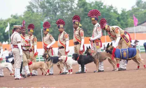 घुड़सवारों के साहस, महिला बैग पाईपर बैंड की लय और Dog Squad के रोमांचक प्रदर्शन से सजा स्वतंत्रता दिवस समारोह घुड़सवारों के साहस, महिला बैग पाईपर बैंड की लय और Dog Squad के रोमांचक प्रदर्शन से सजा स्वतंत्रता दिवस समारोह