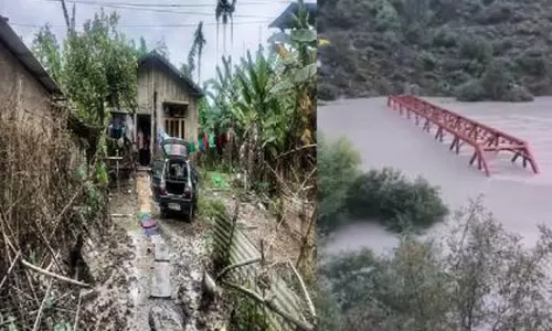 भारी बारिश से अरुणाचल में तबाही सेना के दो शेल्टर बहे