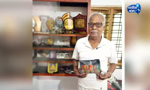 88 की उम्र में भी कैप्टन सुब्रमण्यन का देशप्रेम कायम 88 की उम्र में भी कैप्टन सुब्रमण्यन का देशप्रेम कायम
