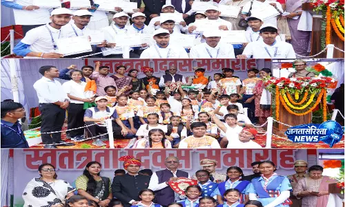 बृजमोहन अग्रवाल ने शहीदों के परिजनों और प्रतिभाओं का किया सम्मान
