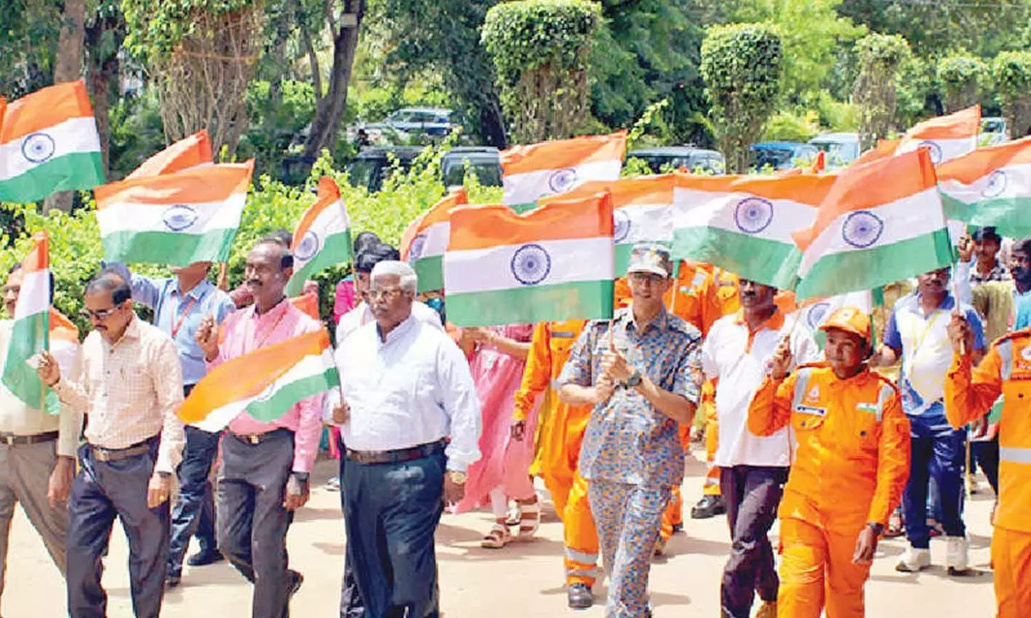 Andhra: हर घर तिरंगा रैली का आयोजन Andhra: हर घर तिरंगा रैली का आयोजन