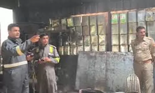 कपूरपुर में आग की लपटों से घिरी फैक्ट्री कपूरपुर में आग की लपटों से घिरी फैक्ट्री