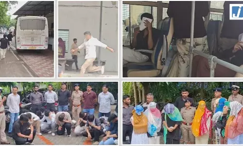बर्थडे पार्टी में छलक रहे थे जाम पुलिस ने मारा छापा 22 हिरासत में