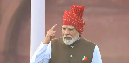 आज हर घर तिरंगा है, हर मन तिरंगा है, लाल किले से प्रधानमंत्री मोदी का राष्ट्र के नाम संबोधन आज हर घर तिरंगा है, हर मन तिरंगा है, लाल किले से प्रधानमंत्री मोदी का राष्ट्र के नाम संबोधन