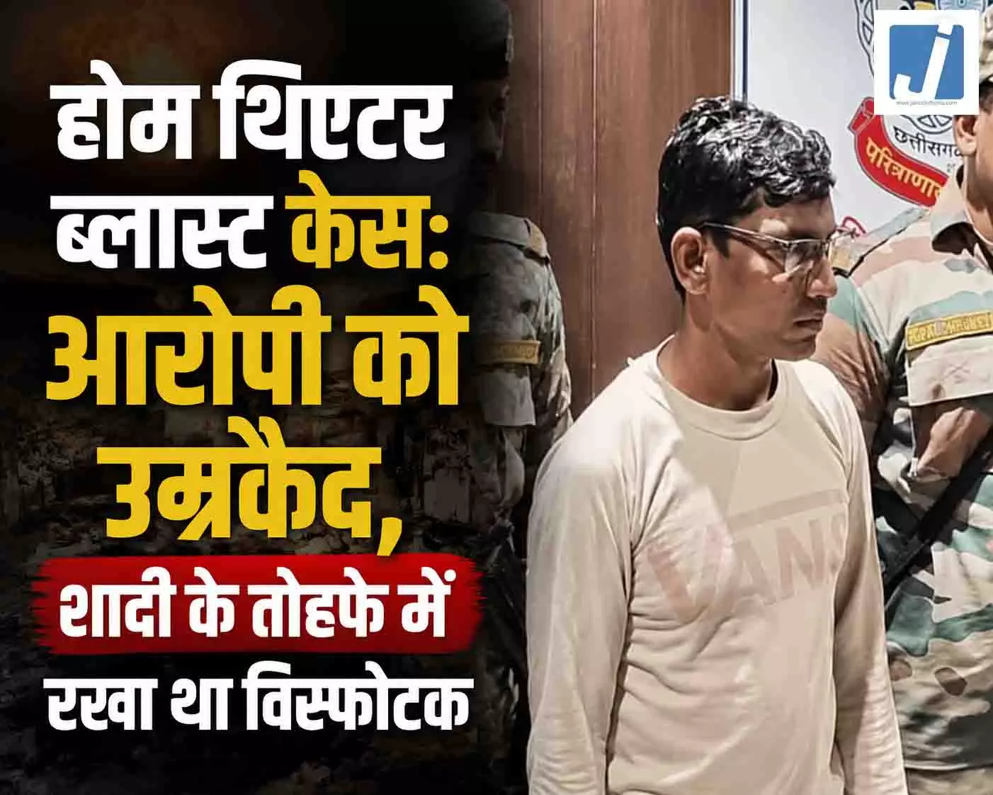 होम थिएटर ब्लास्ट केस: आरोपी को उम्रकैद, शादी के तोहफे में रखा था विस्फोटक होम थिएटर ब्लास्ट केस: आरोपी को उम्रकैद, शादी के तोहफे में रखा था विस्फोटक