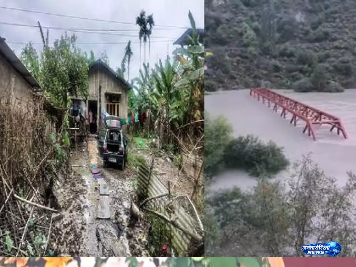 भारी बारिश से अरुणाचल में तबाही सेना के दो शेल्टर बहे भारी बारिश से अरुणाचल में तबाही सेना के दो शेल्टर बहे