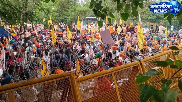 कौमी इंसाफ मोर्चा के चंडीगढ़ कूच के दौरान हंगामा कौमी इंसाफ मोर्चा के चंडीगढ़ कूच के दौरान हंगामा