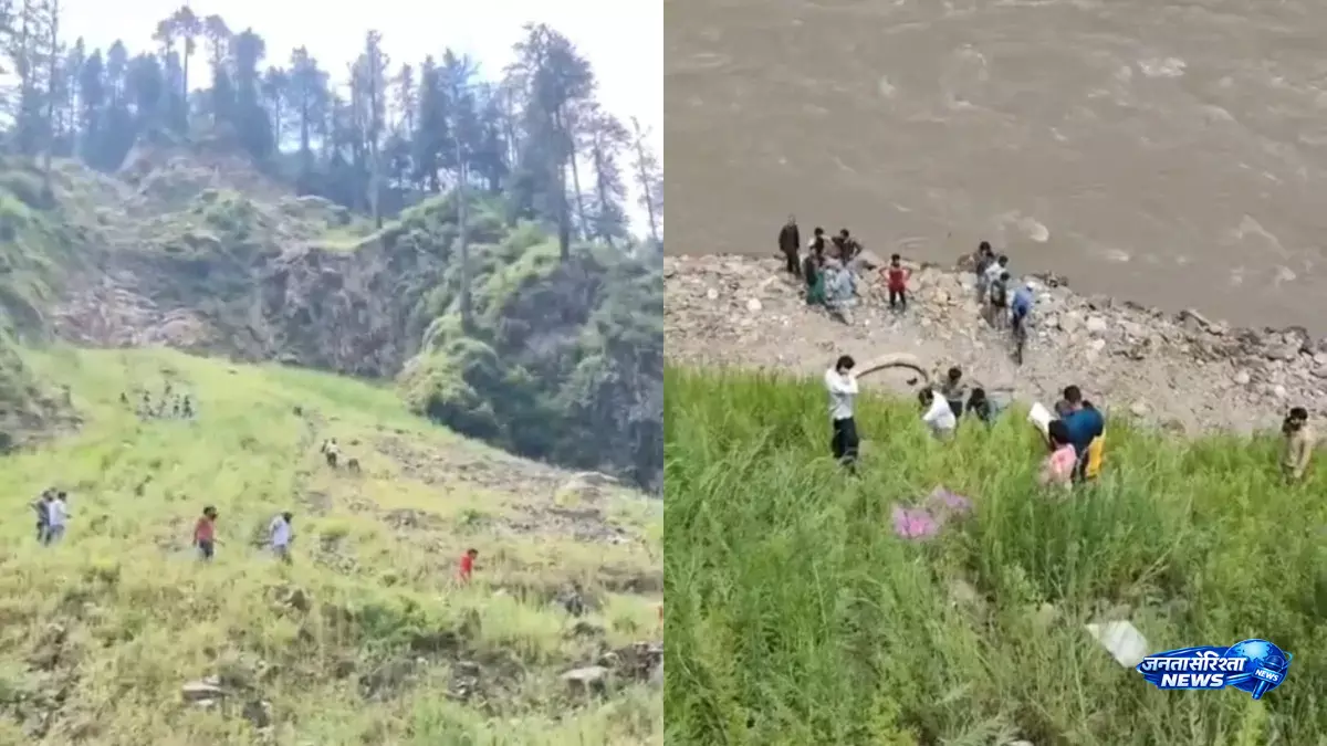 चिनाब नदी में गिरी गाड़ी राहत और बचाव जारी चिनाब नदी में गिरी गाड़ी राहत और बचाव जारी