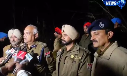 कानपुर में बदमाश से पुलिस की मुठभेड़ पैर में गोली लगने से आरोपी घायल