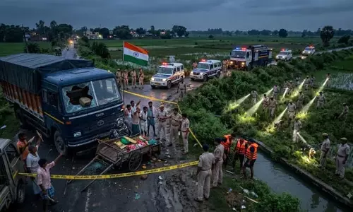 नालंदा में ट्रक चालक लापता, गमछा-चप्पल मिलने से बढ़ी चिंता