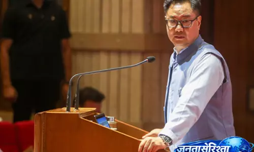 रिजिजू ने विपक्ष के आरोपों का दिया जवाब रिजिजू ने विपक्ष के आरोपों का दिया जवाब