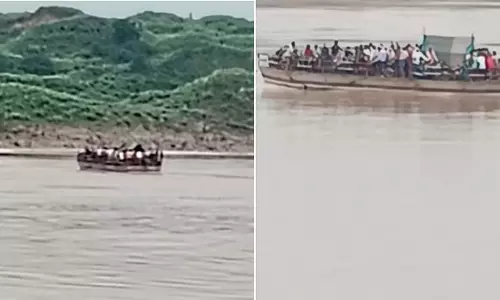 चंबल नदी में स्टीमर खराब, 100 से ज्यादा यात्रियों और 50 बाइक सवारों की अटकी सांसें; सभी सुरक्षित