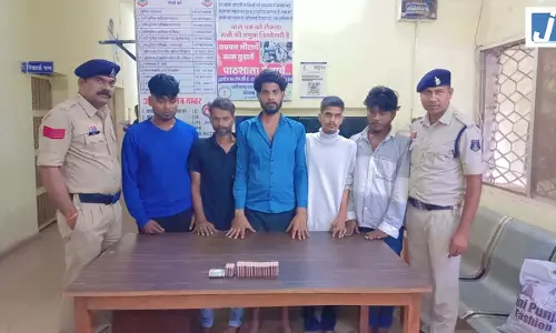 दुर्ग में नशीली टेबलेट का कारोबार, 5 गिरफ्तार, 1065 प्रतिबंधित नशीली टेबलेट जप्त