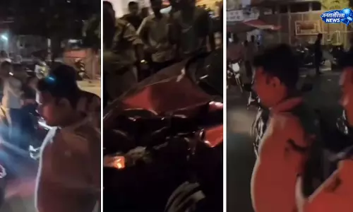ग्वालियर में बेकाबू कार ने सड़क किनारे खड़े लोगों को रौंदा, कई घायल; इलाके में मची अफरा-तफरी